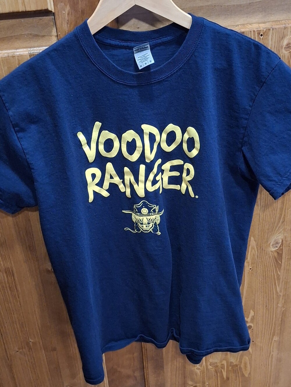 Mens Voodoo Ranger Size Medium Navy Blue Graphic Tee Shirt